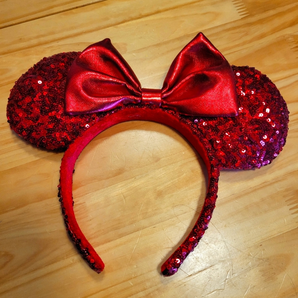 Disney Ruby Red Minnie Ear Headband